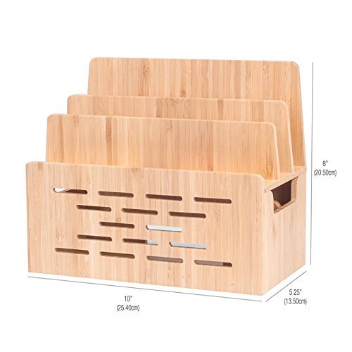Bamboo Charging Station w/ Cutout
