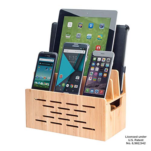Bamboo Charging Station w/ Cutout