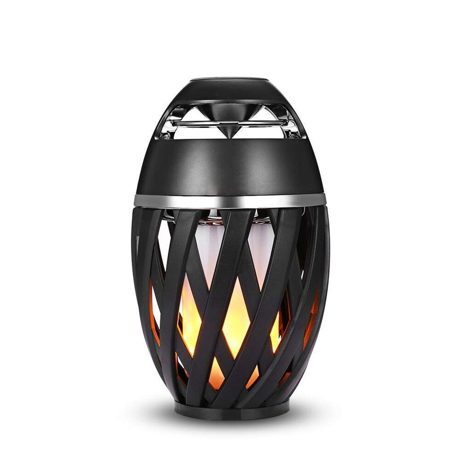 LED Flickering Flame Atmosphere Light with Bluetooth Bass Speaker