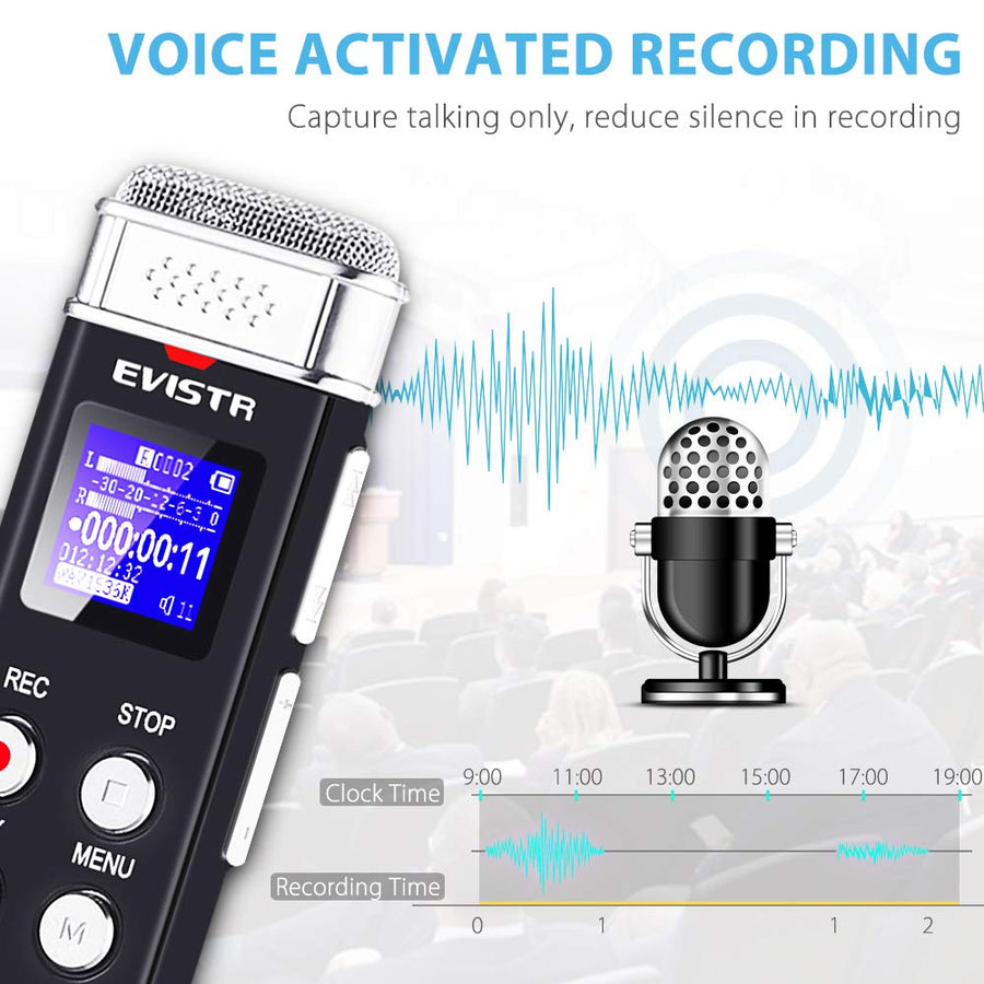 Digital Voice Activated Recorder with Playback