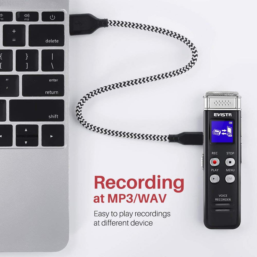 Digital Voice Activated Recorder with Playback