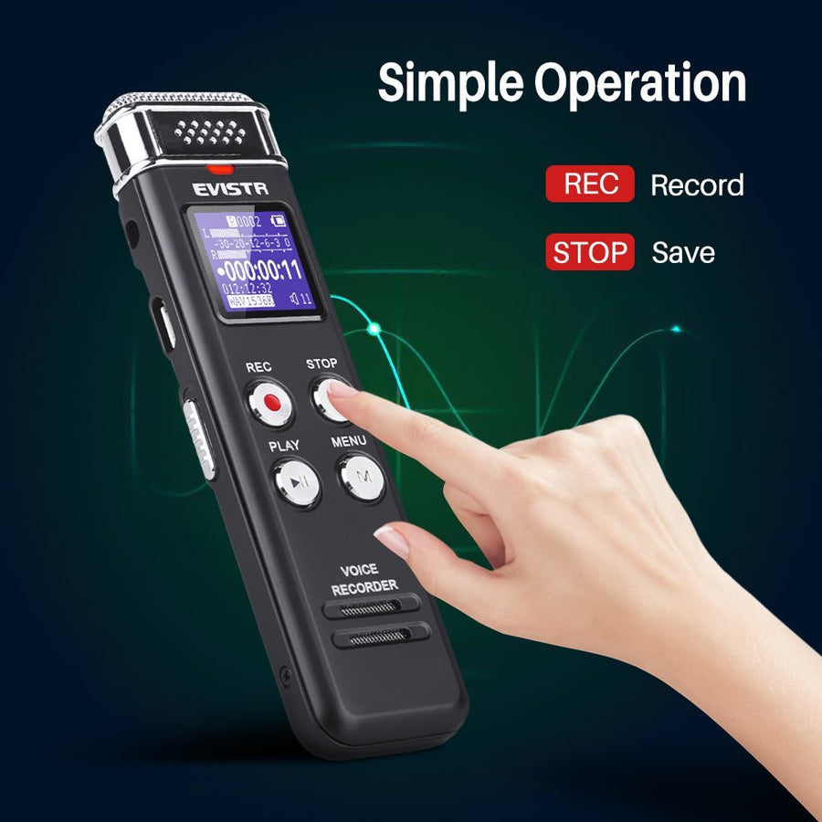 Digital Voice Activated Recorder with Playback
