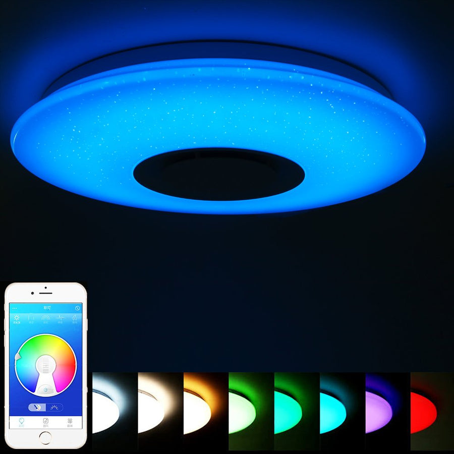 LED Starlight Music Ceiling Light with Bluetooth Speaker