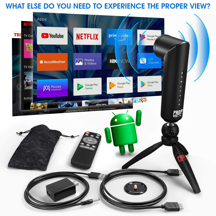 Portable Smart Projector with Speaker