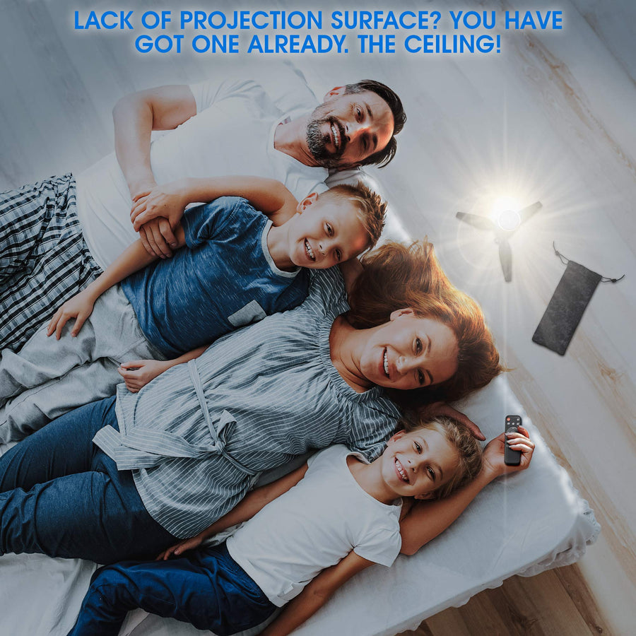 Portable Smart Projector with Speaker