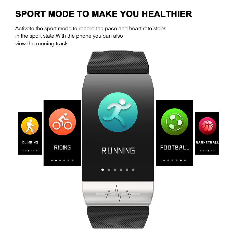 Fitness Tracker ECG+PPG Waterproof Smart Bracelet