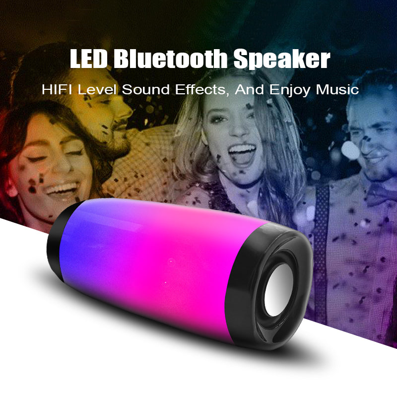 Wireless LED Portable Music Speaker