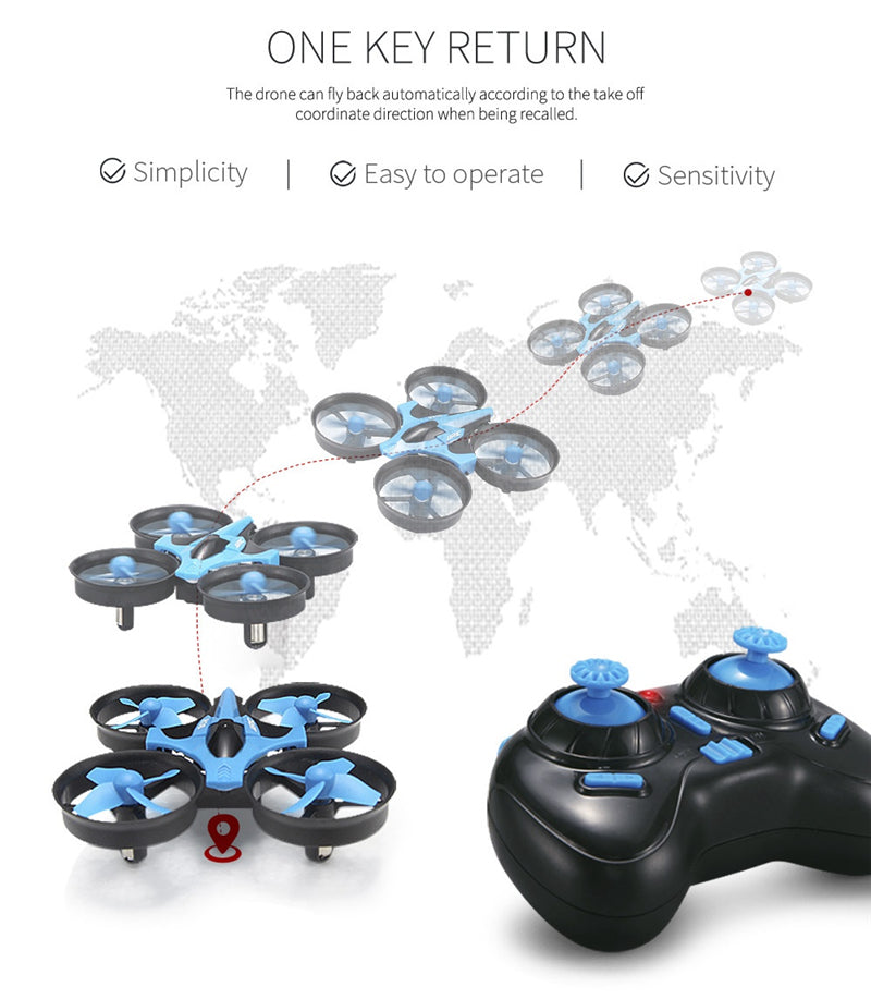 Full-Featured Mini Quadcopter Drone