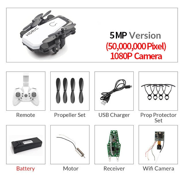Foldable Mini RC Drone With Camera