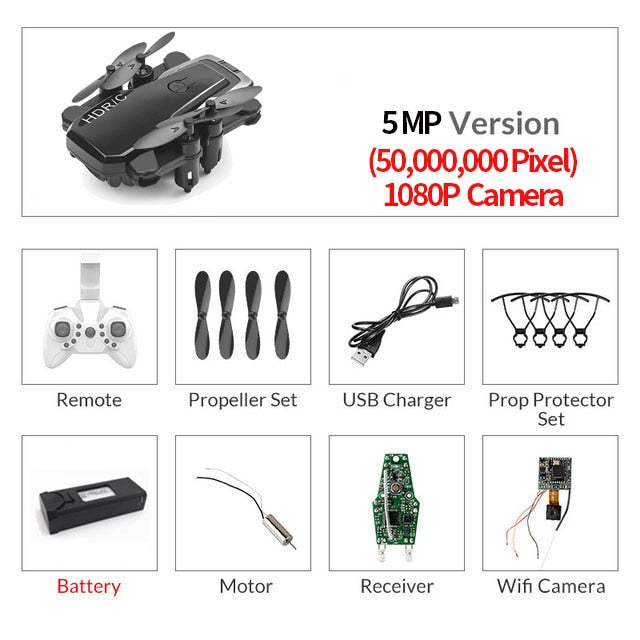 Foldable Mini RC Drone With Camera