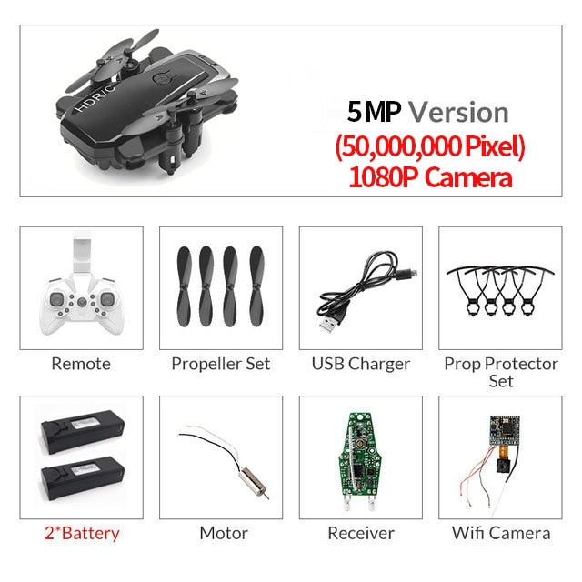 Foldable Mini RC Drone With Camera