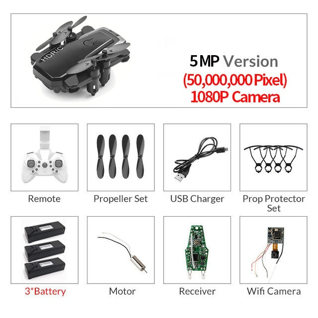 Foldable Mini RC Drone With Camera