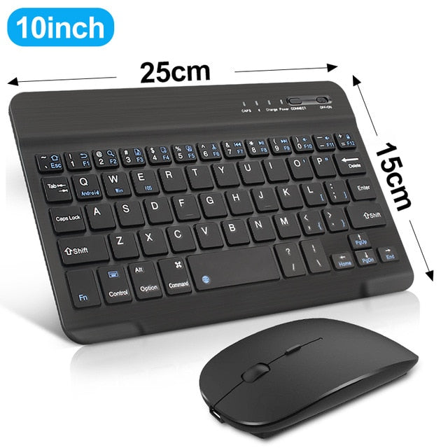 Rechargeable Wireless Mini Keyboard and Mouse Set