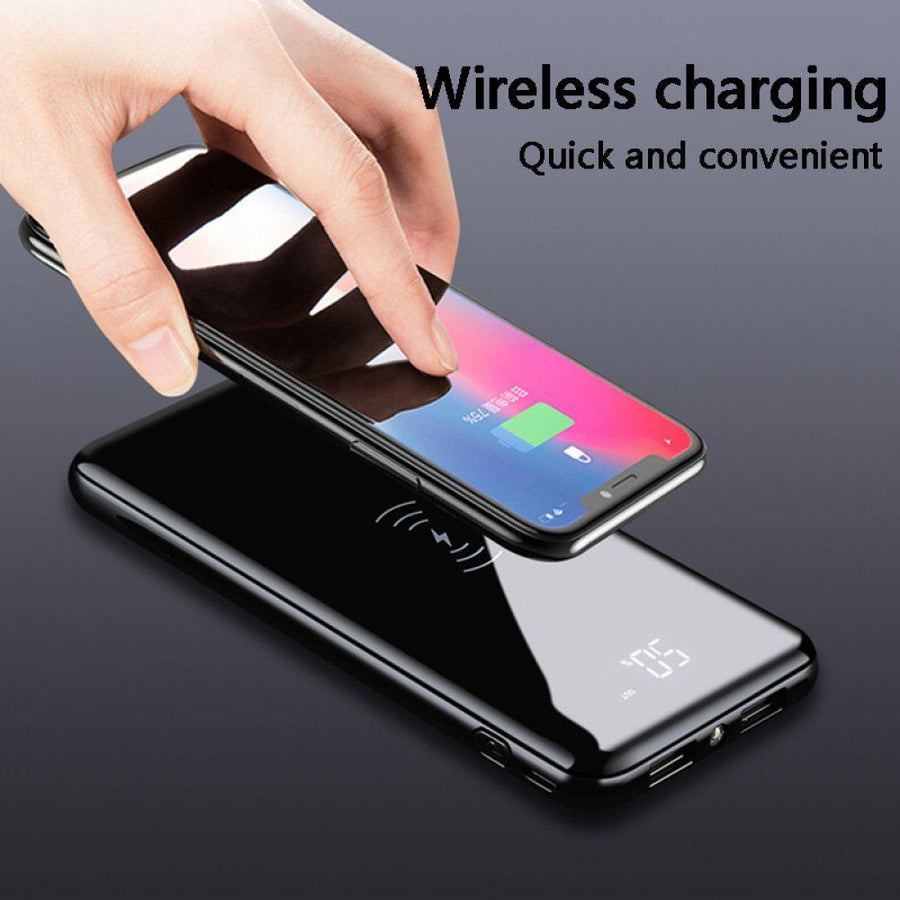 Portable Wireless Qi Charger For iPhone / Android Smartphones
