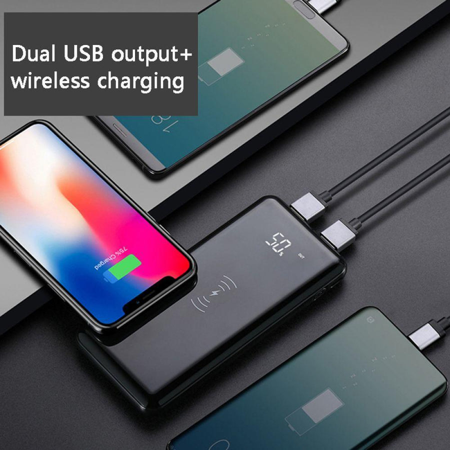 Portable Wireless Qi Charger For iPhone / Android Smartphones