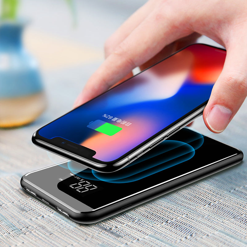 Portable Wireless Qi Charger For iPhone / Android Smartphones