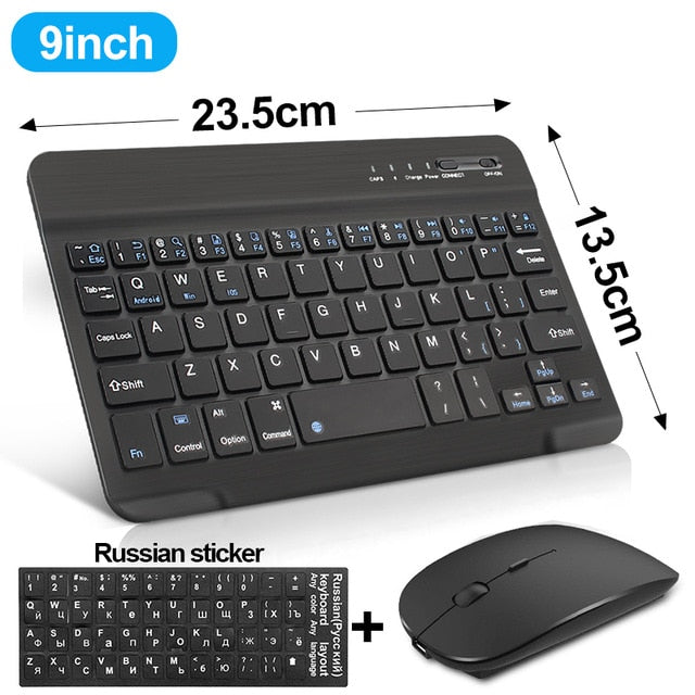 Rechargeable Wireless Mini Keyboard and Mouse Set