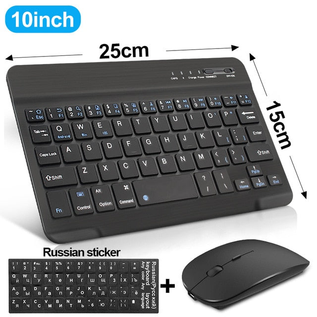 Rechargeable Wireless Mini Keyboard and Mouse Set
