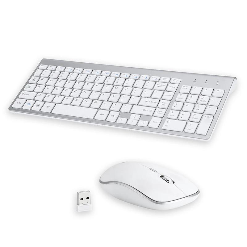 2.4G Wireless Silent Keyboard and Mouse Combo Set
