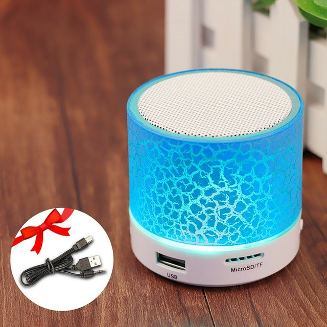 Mini LED Portable Bluetooth Music Speaker