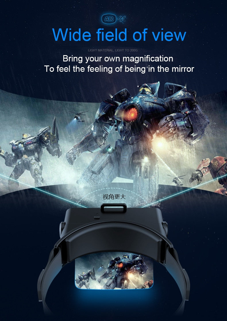AR-X 3D VR Glasses For Smartphones