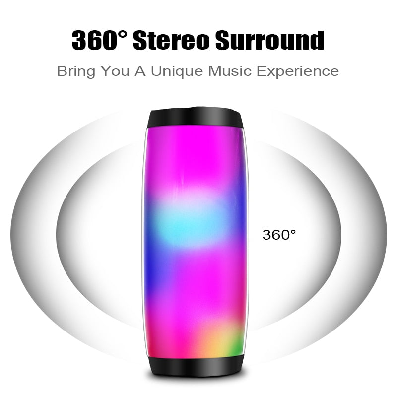 Wireless LED Portable Music Speaker
